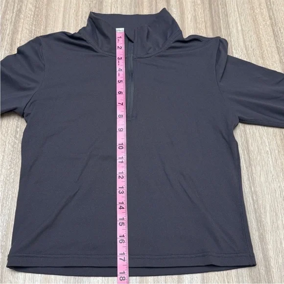 Paragon Fitwear quarter zip long sleeve jacket size medium in tan / taupe color - Picture 7 of 8